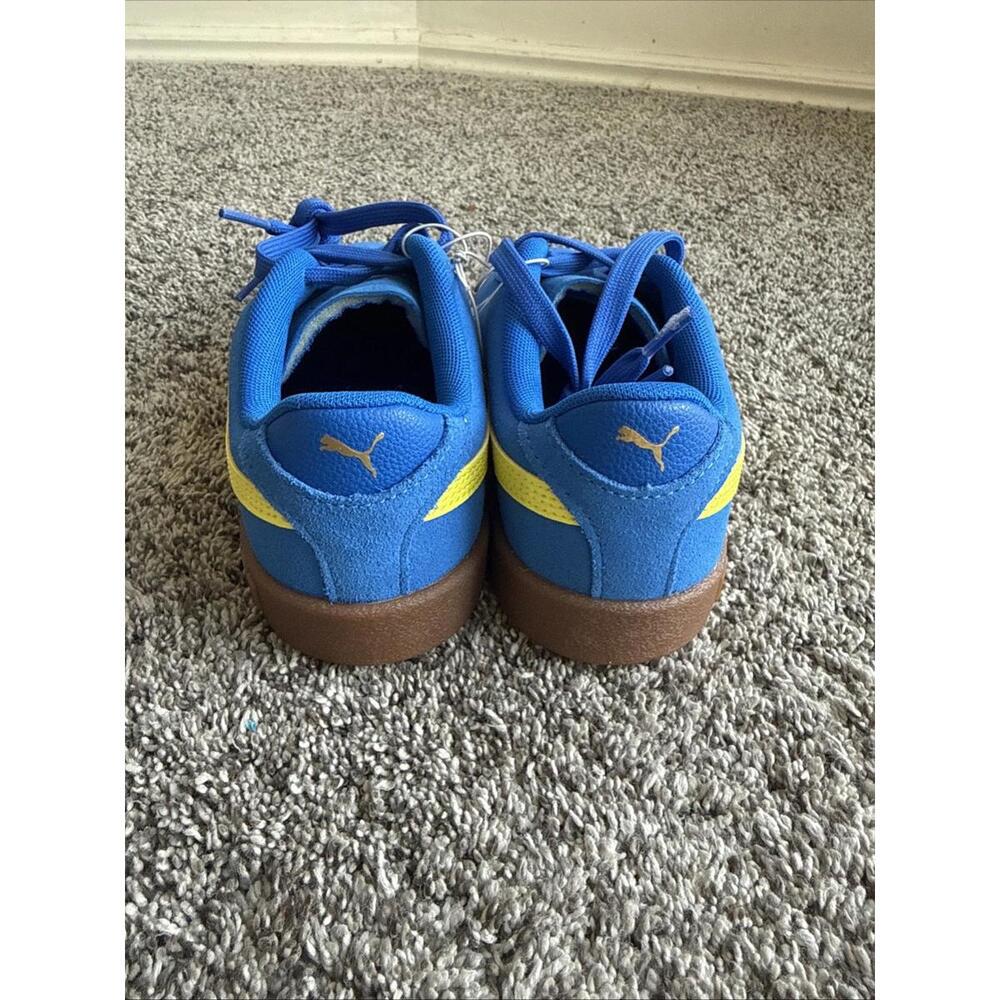 PUMA Kids Sneakers Bluebird Blue and Yellow Suede (Kid) Size 3 New - Picture 4 of 5